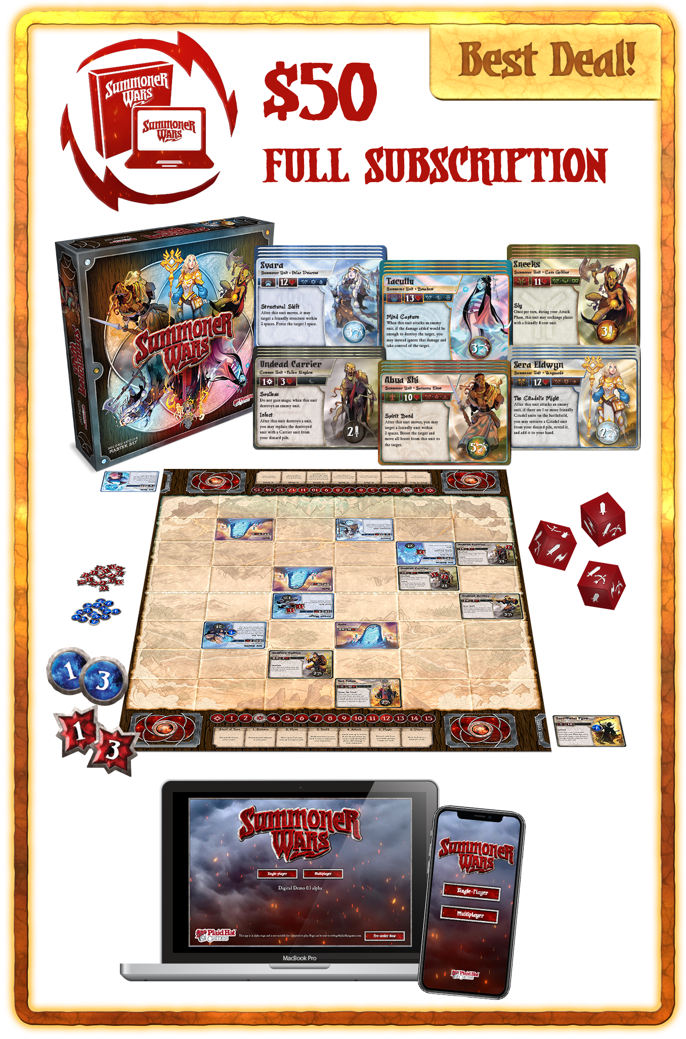 summoner wars by plaid hat games