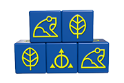 Ashes Natural Dice 5-Pack