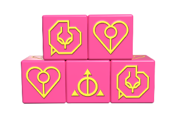 Ashes Charm Dice 5-Pack
